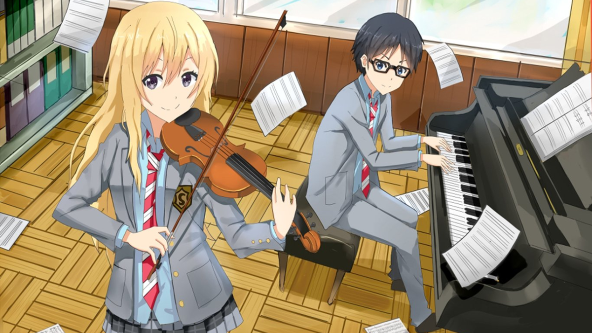 Подборка из 3 повседневных аниме, в которых герои так или иначе играют классическую музыку на музыкальных инструментах.