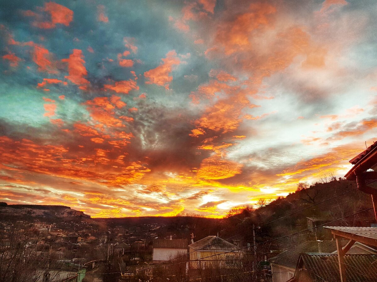 Вид из окна комнаты для гостей