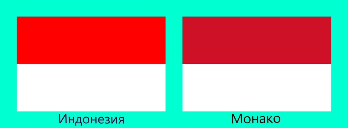 Как выглядит флаг польши и монако