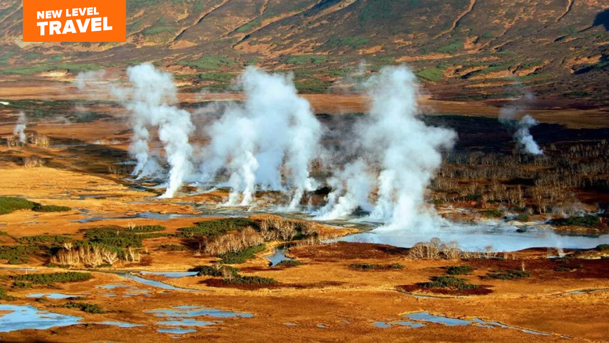 Фото гейзеров в долине на Камчатке
