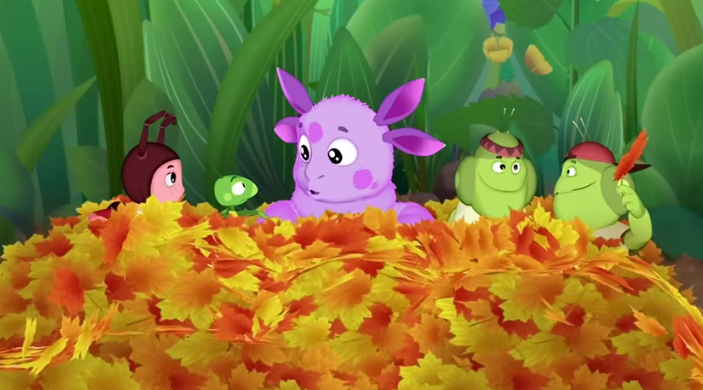 Кадр из м/ф "Лунтик - 399 серия. Листопад"