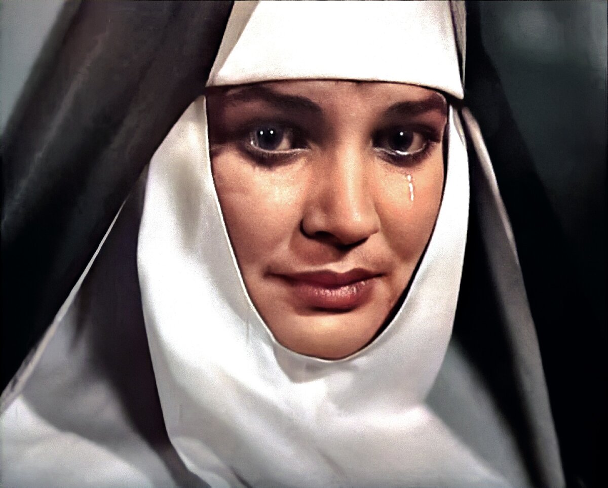 Инна Бурдученко. Фотореставрация кадра из х/ф «Иванна», 1959 год