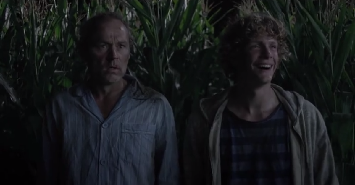 когда вместо кукурузы увидели кое-что  другое (кадр из 1 серии)