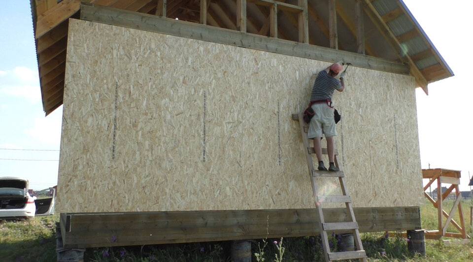 Домик из осб. Каркасный дом осб. Отделка осп снаружи. Отделка фасада осп. Дом обшитый осб.