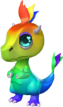 Маленький дракон Радуга