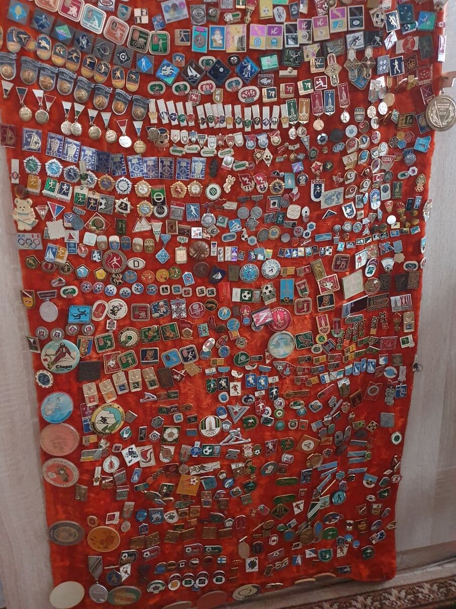 Полотно со значками моего свёкра