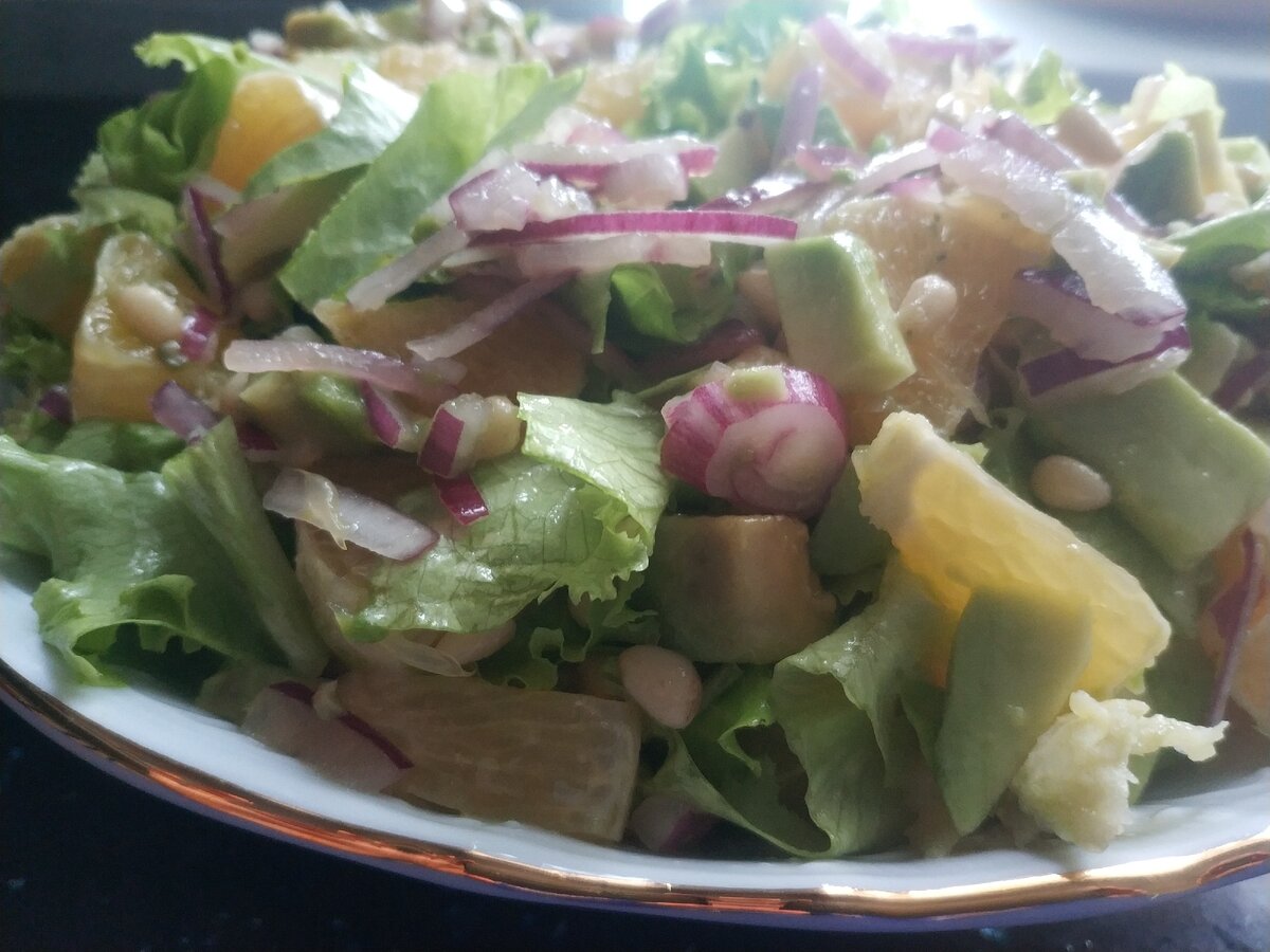 Отличный салат без майонеза, колбасы и всякой бяки