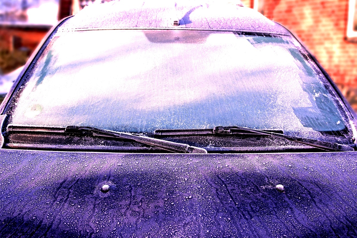 Не самая приятная картина зимнем утром, особенно когда опаздываеш.