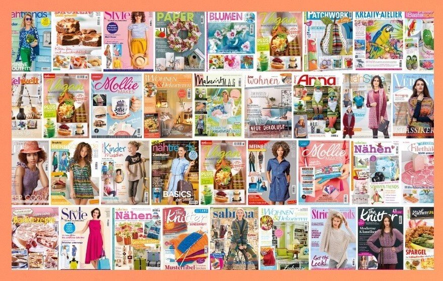 Журналы по рукоделию. Источник: www.oz-verlag.de/zeitschriften.