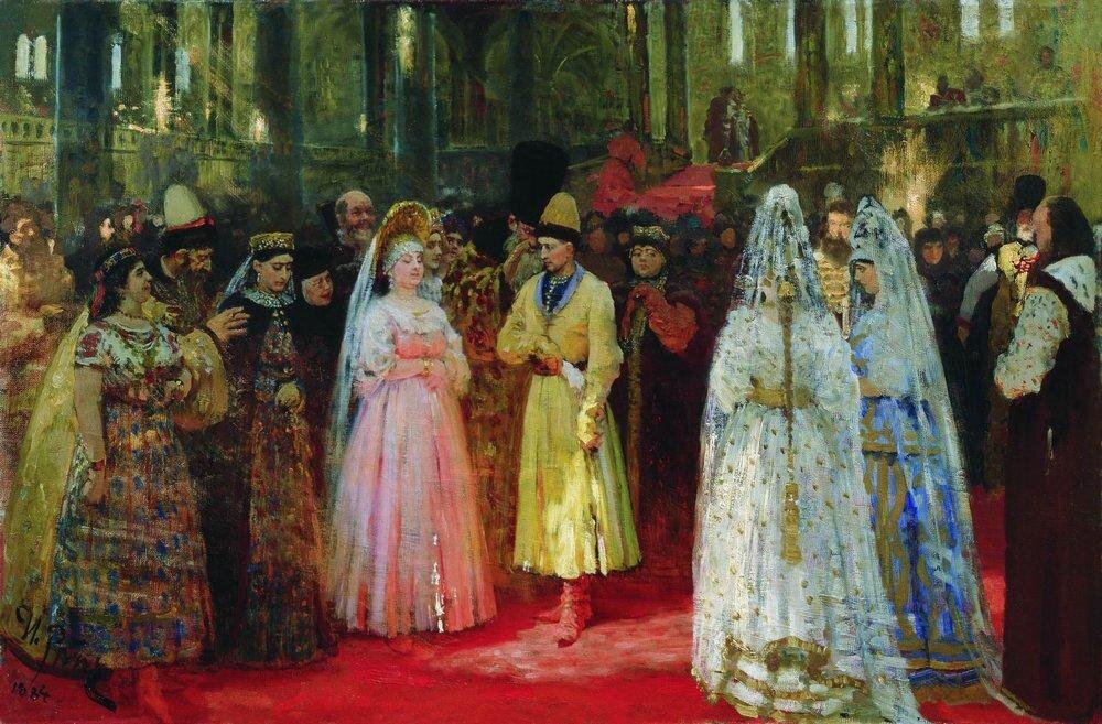 И. Репин. Выбор великокняжеской невесты. Источник фото Яндекс.Картинки.