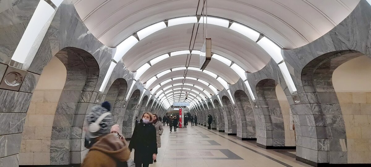 Центральный зал станции, 2021г. Листайте галерею