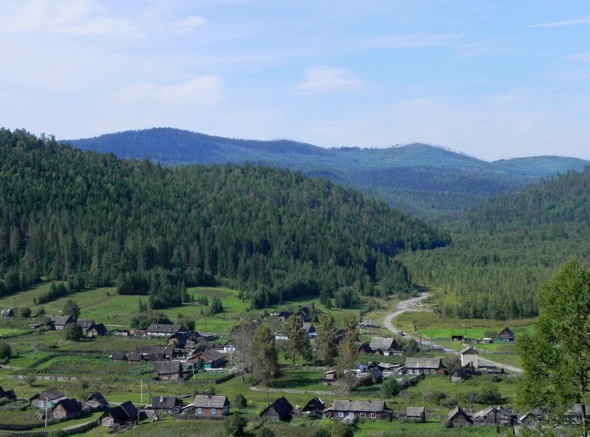 Тайга Красноярского края зимой