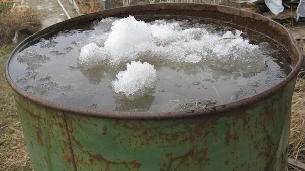 Бак для вымораживания воды.