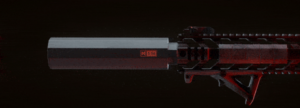 The Mute присоединяется к оружию через комплектный пламегаситель