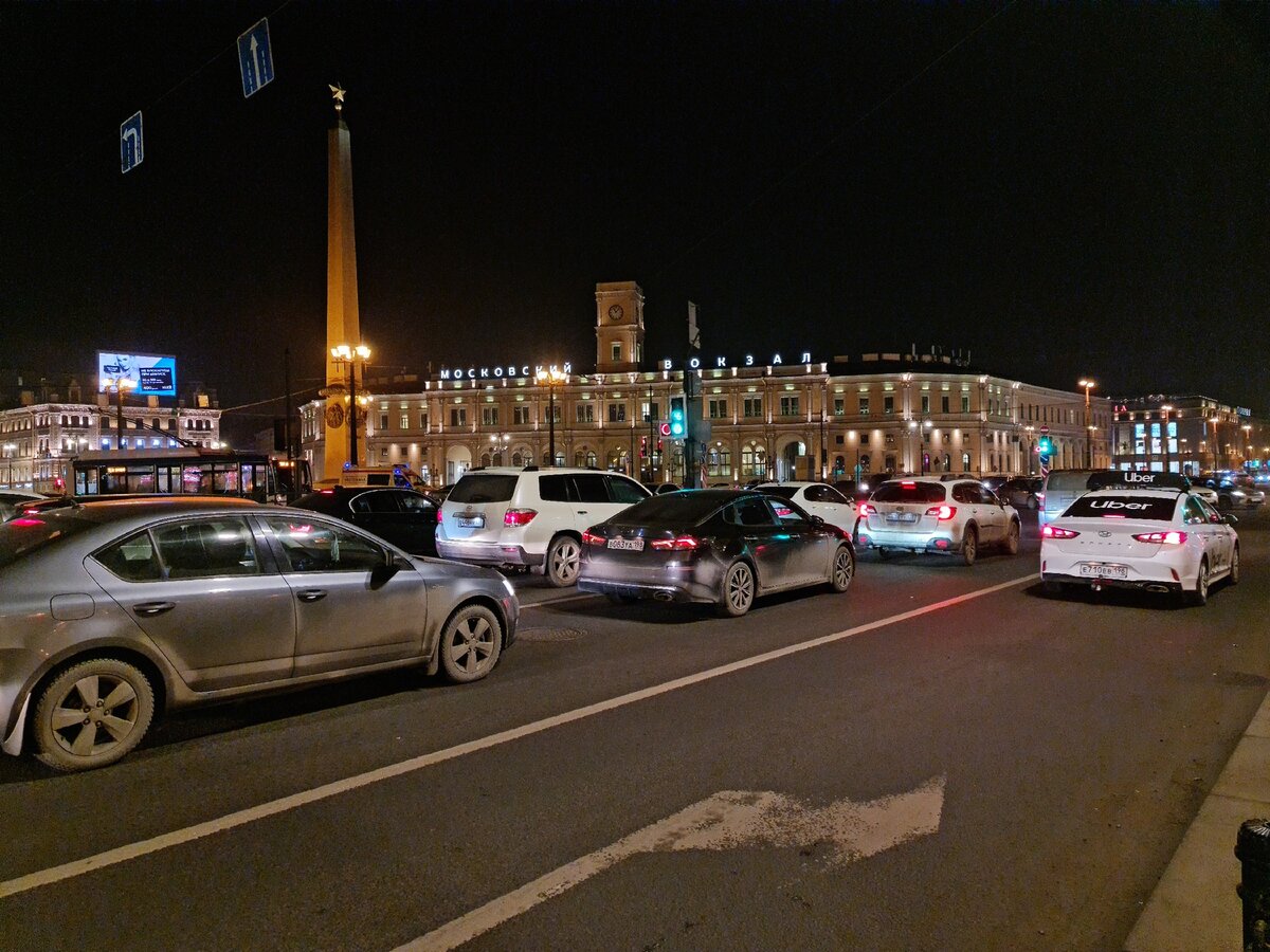 Вид на Московский вокзал.