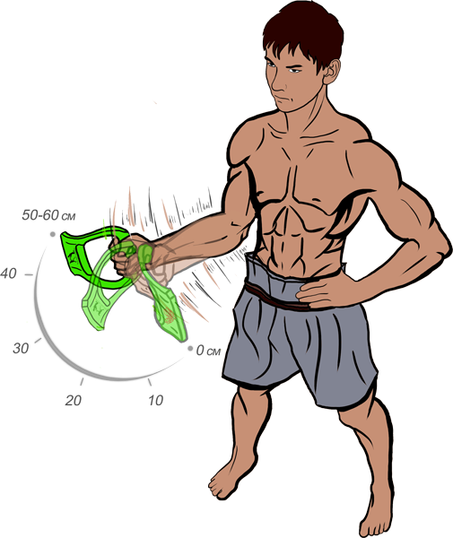 Мах веером. 