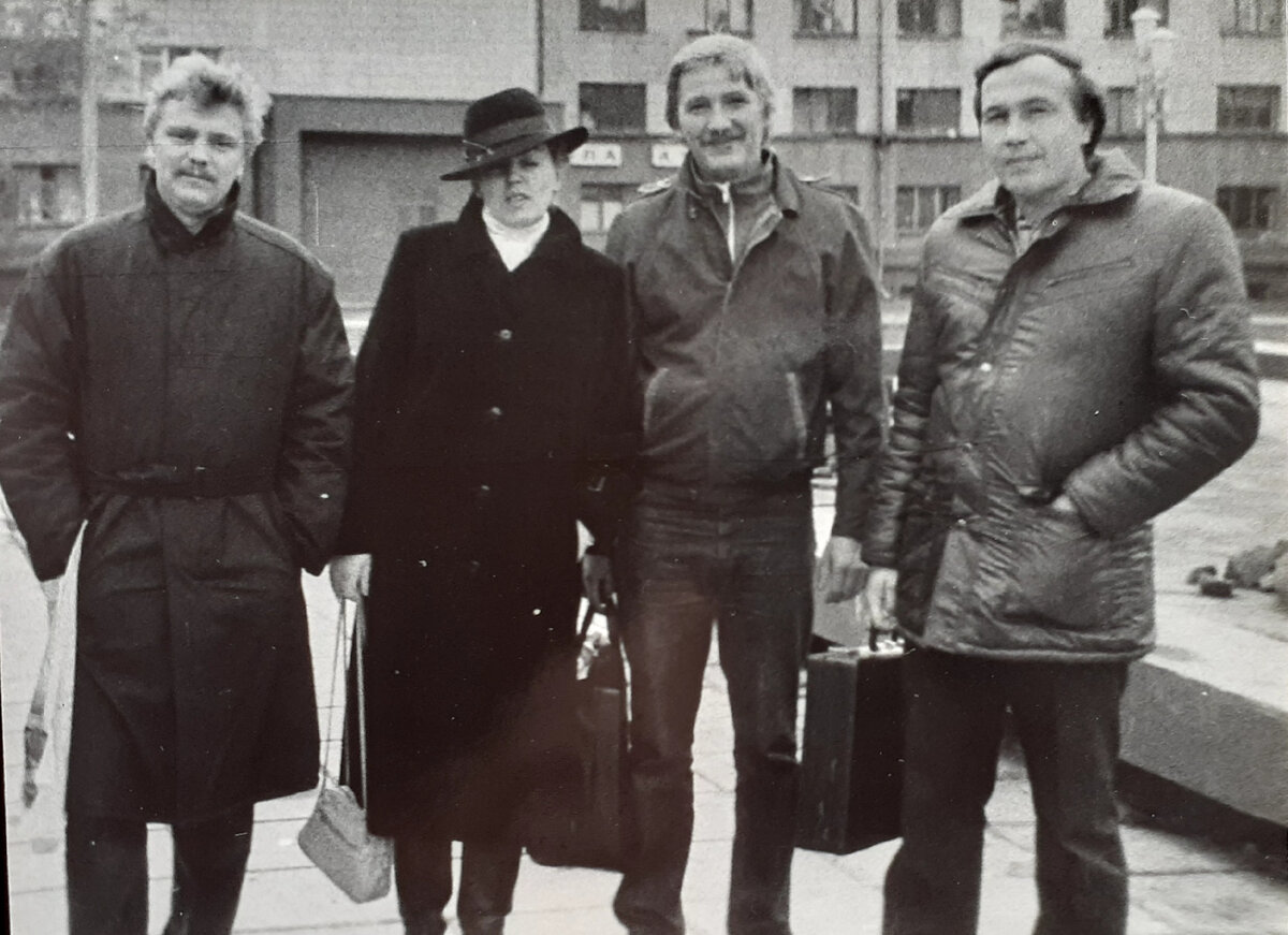 Зимой советские люди тоже умели принарядится. Фото: автора.