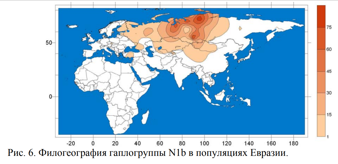 I2 гаплогруппа карта