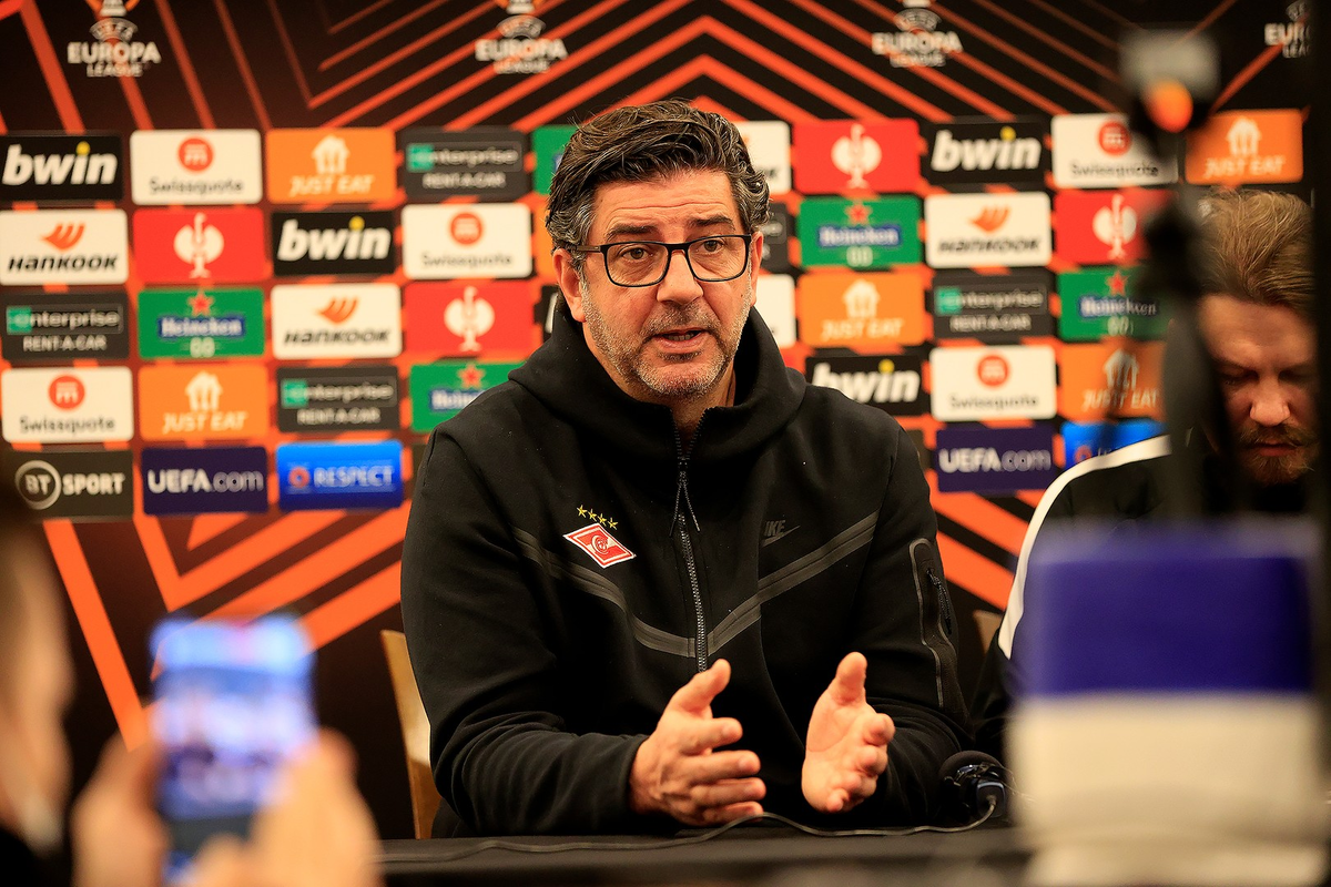 Руй Витория - главный тренер "Спартака"