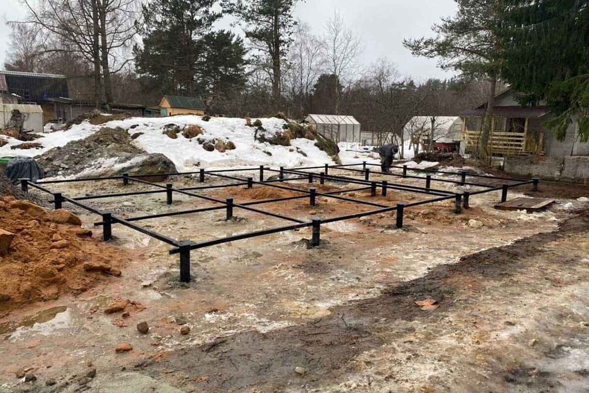 Свайно винтовой фундамент от компании Русская Свая в Большая Ижора