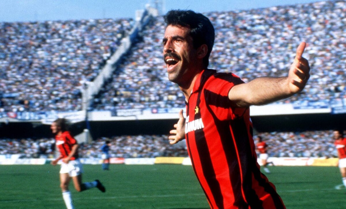 Пьетро Паоло Вирдис - нападающий Милана в 80-е годы