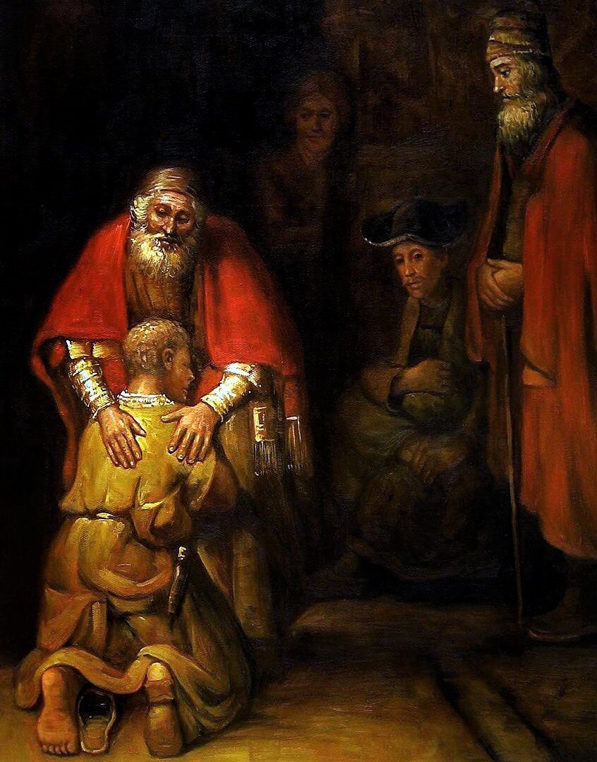Х. Рембрандт. Возвращение блудного сына.