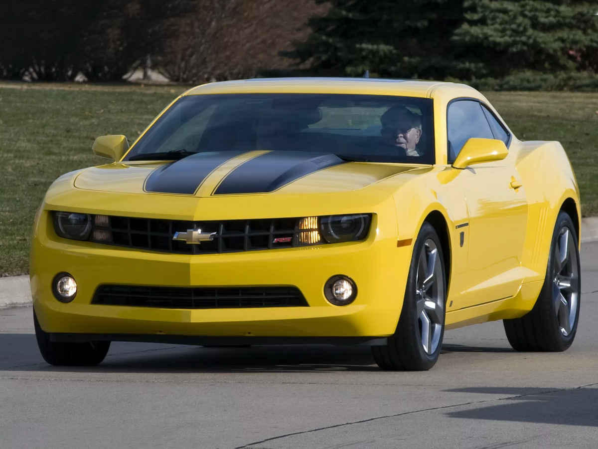 Chevrolet Camaro SS 2010 Р¶С‘Р»С‚С‹Р№