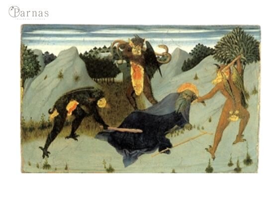 Стефано ди Джованни Сассетта «Святой Антоний, мучимый бесами»
(1430-1432)