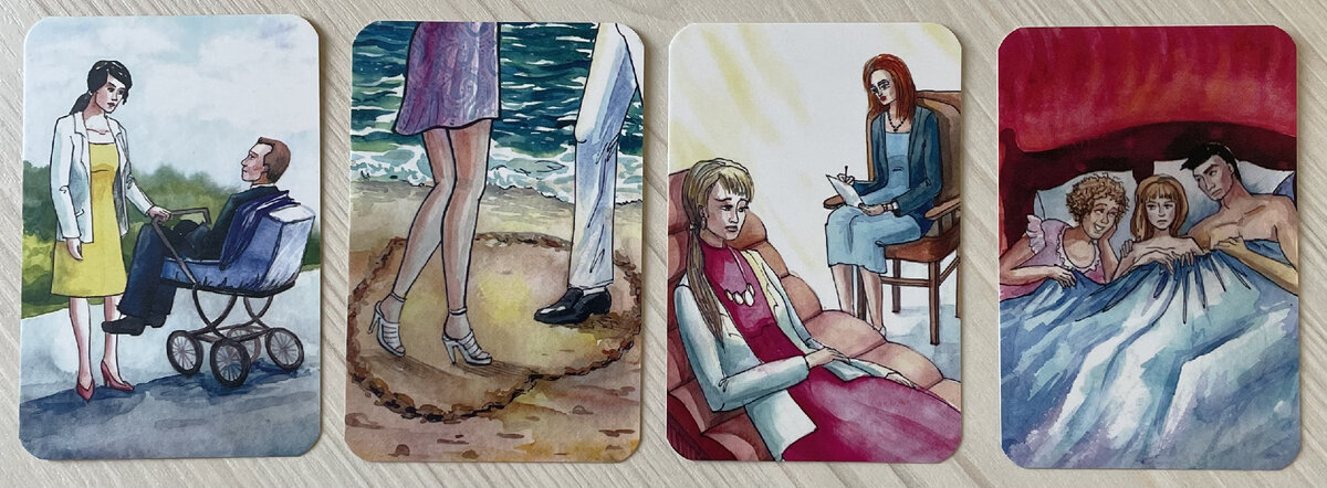 Основная тема колоды - нарушение личных границ