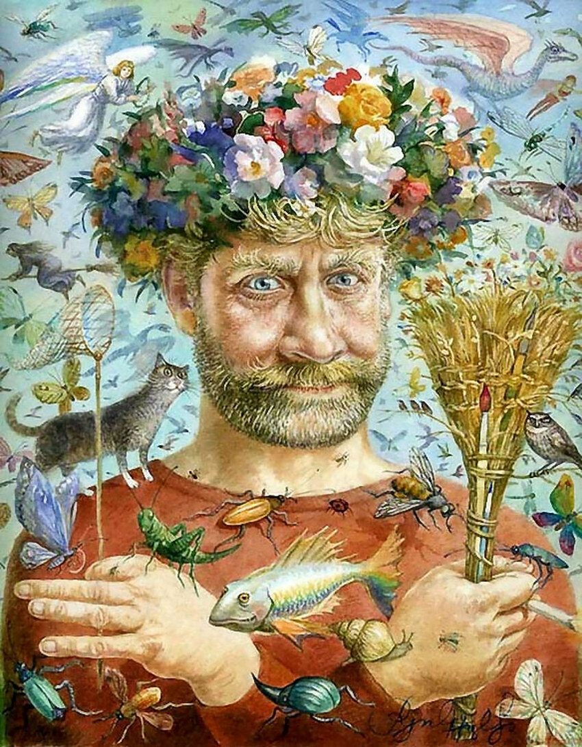 В. Румянцев. Автопортрет