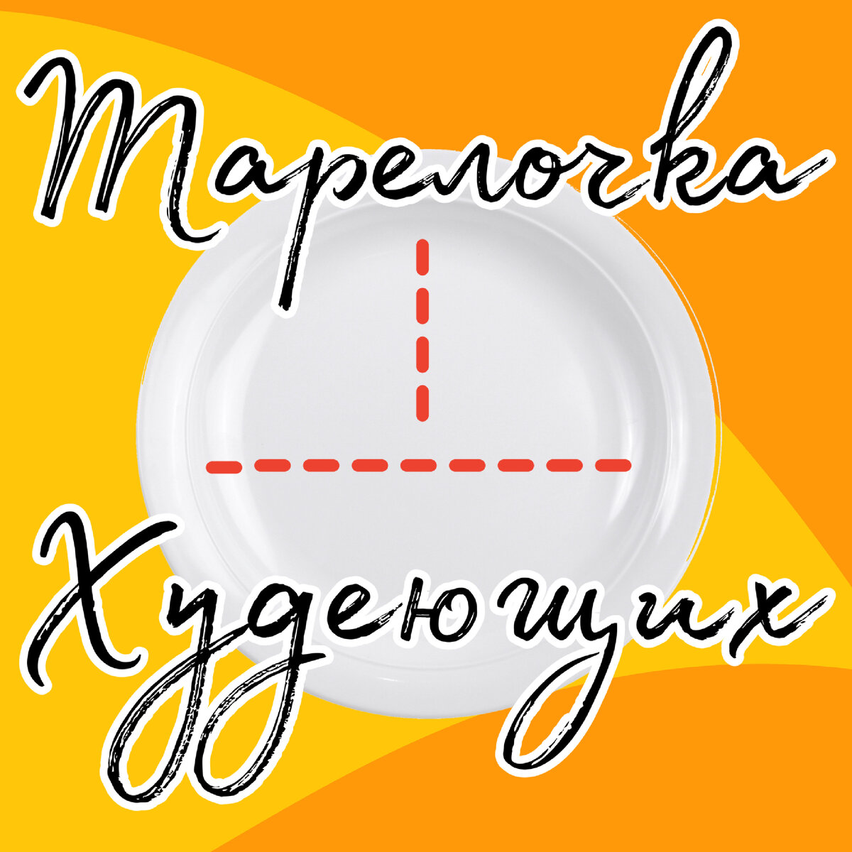 Тарелка питания с разметкой для наглядного формирования БЖУ