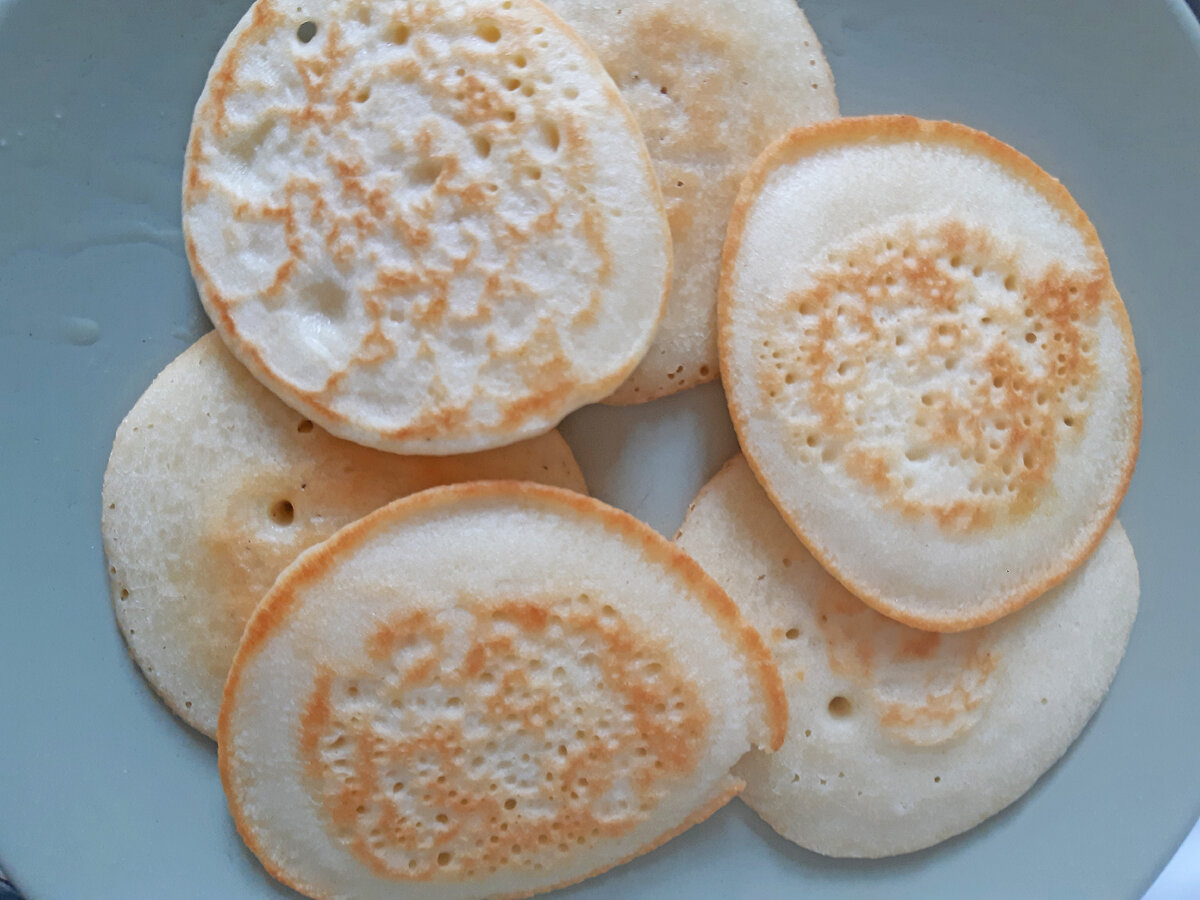 Бледные блинчики