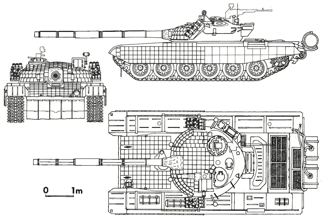 Схема танка т72