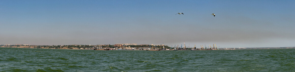 Таганрог вид с моря.