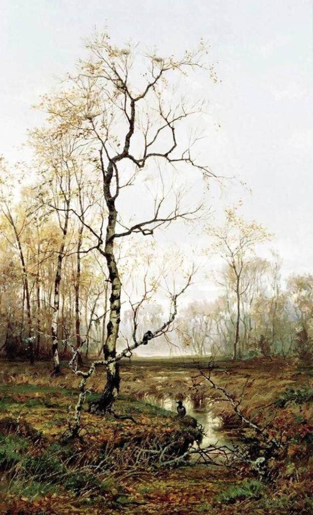 "В лесу. По весне", 1877 год