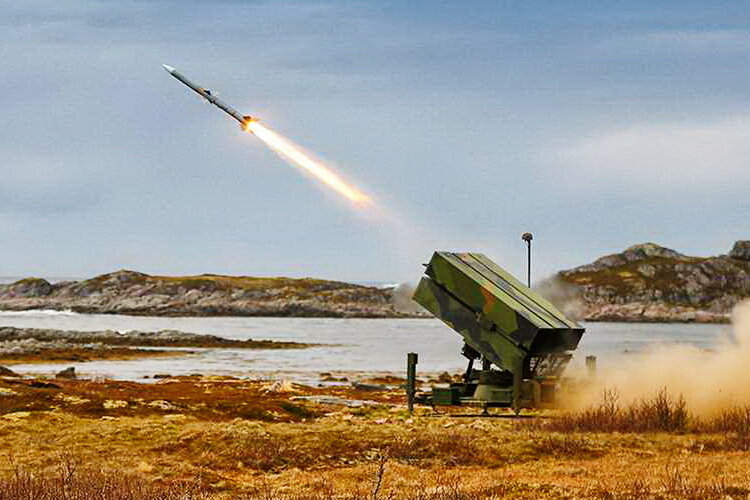 Пуск ракеты комплекса NASAMS. источник: KONGSBERG