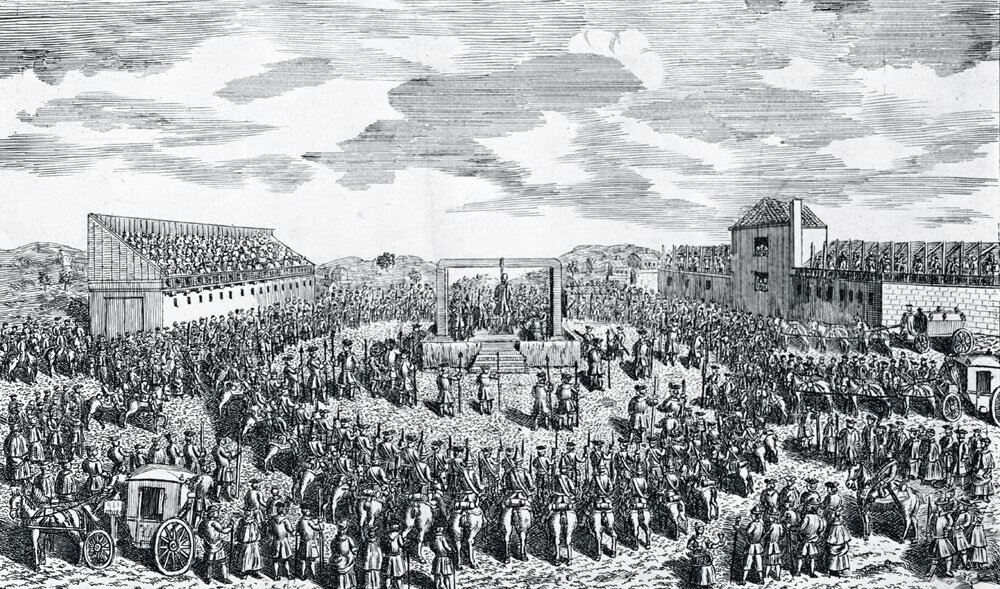 Публичная казнь через повешение