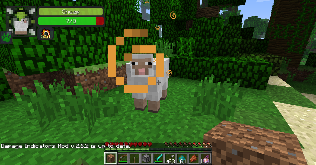 Скриншот мода Damage Indicators