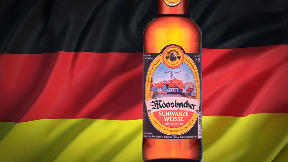 «Moosbacher Schwarze Weisse» от пивоварни «Private Landbrauerei Scheuerer» 