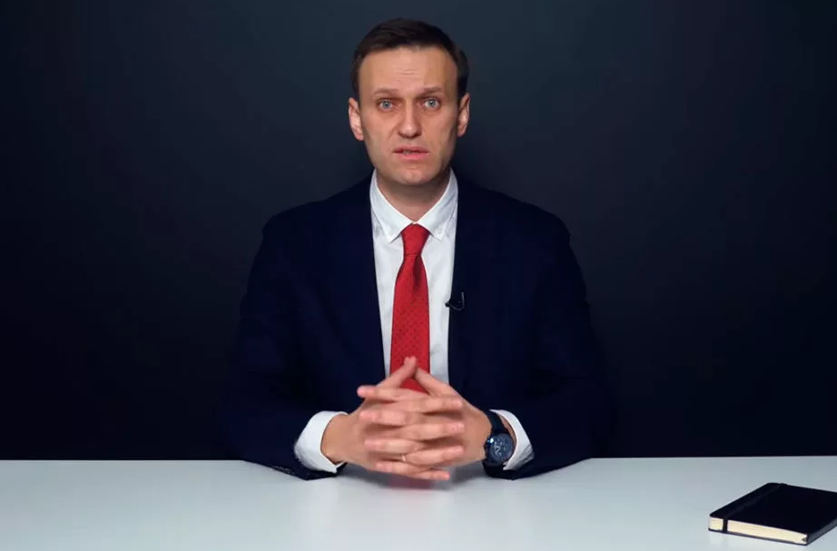Навальный выступает на Youtube