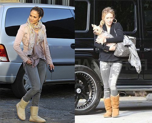 Дженнифер Лопез в уггах