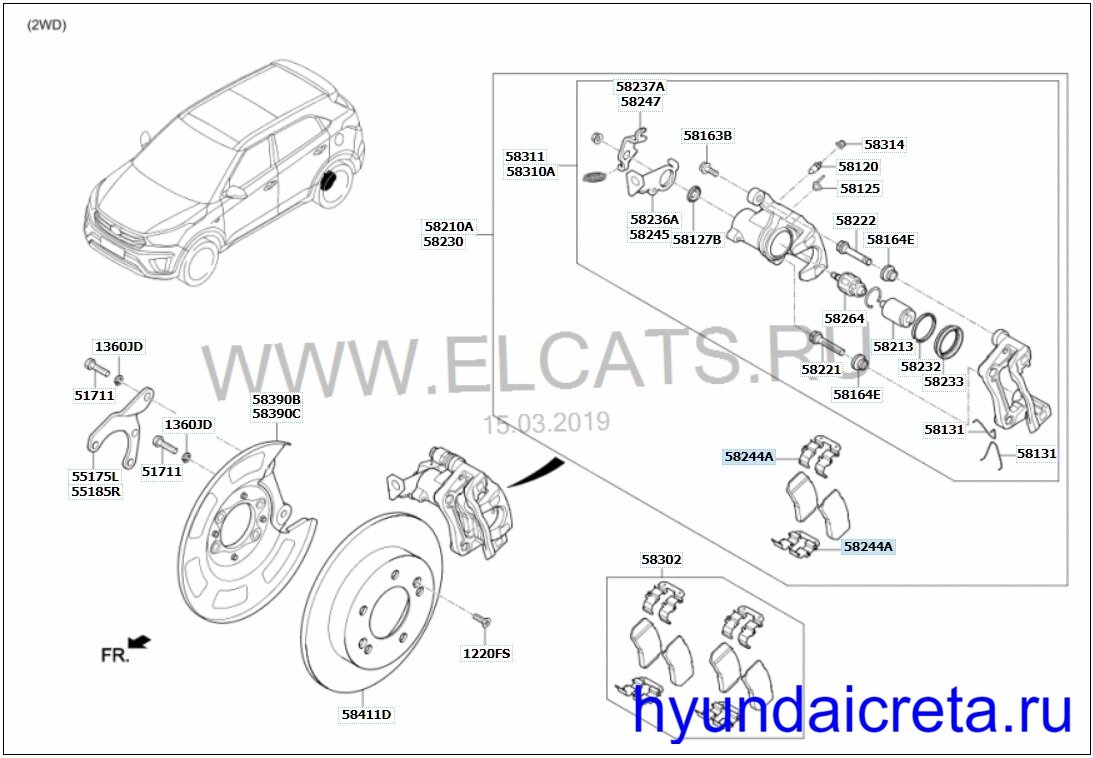 Тормозная система Hyundai Solaris 17-20