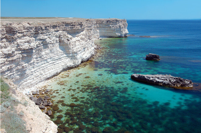 Дикие пляжи мыса Тарханкут