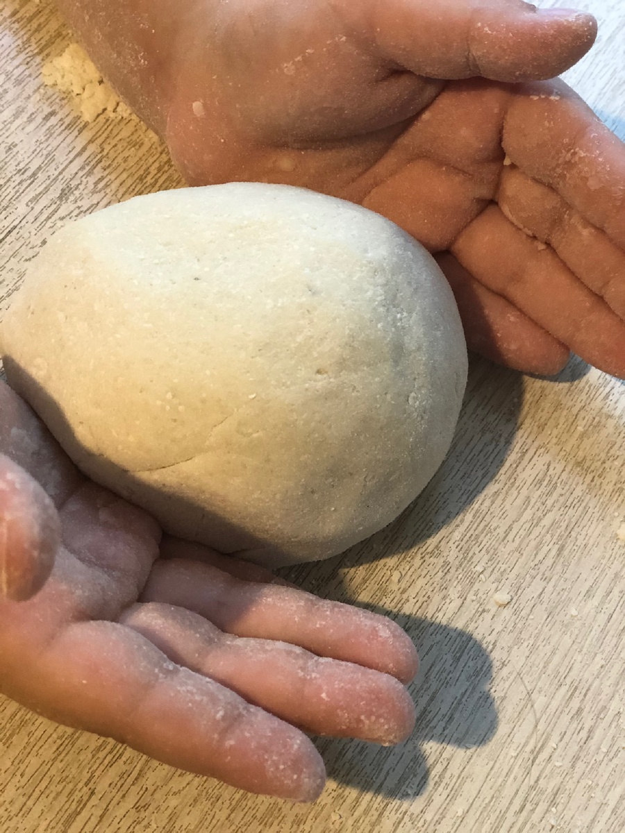 Готовое соленое тесто