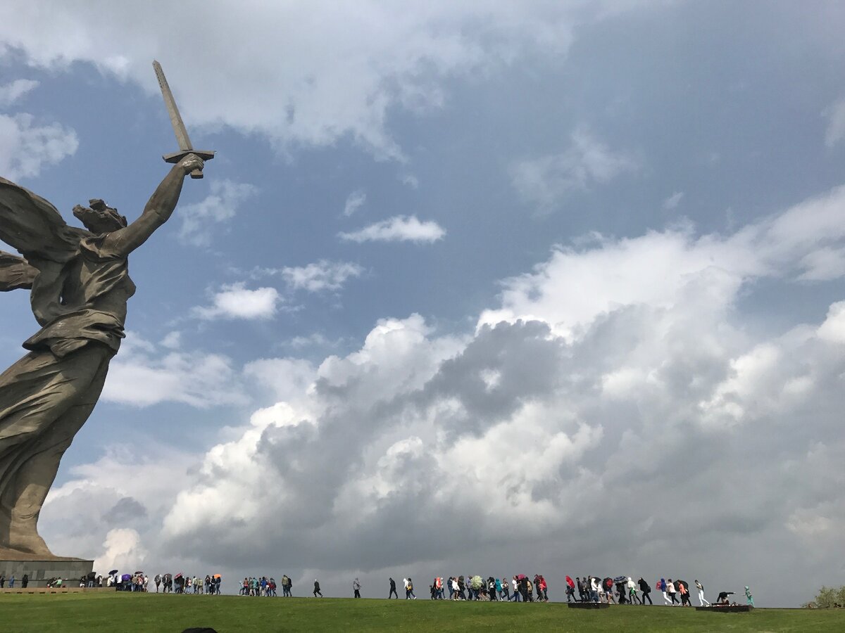 Мамаев курган, фото из личного архива Эвелины Гаевской @evelinagaevskaya