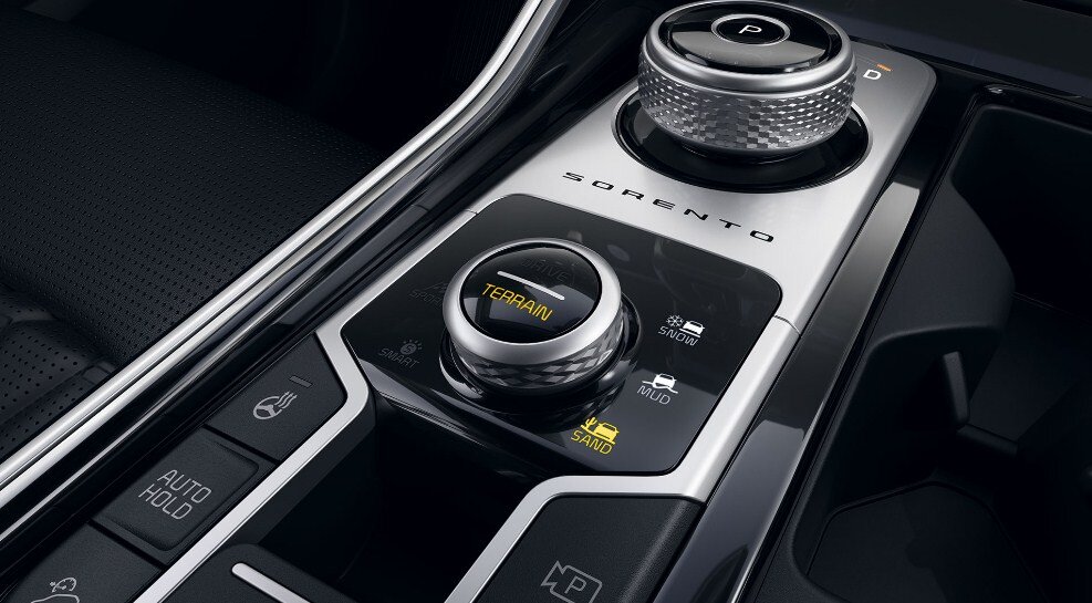 Новая система Terrain Mode на Kia Sorento IV поколения 