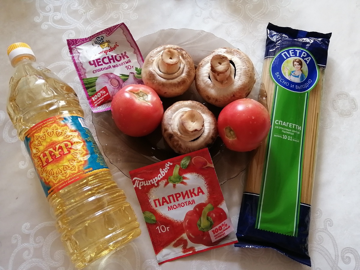 Необходимые для приготовления продукты