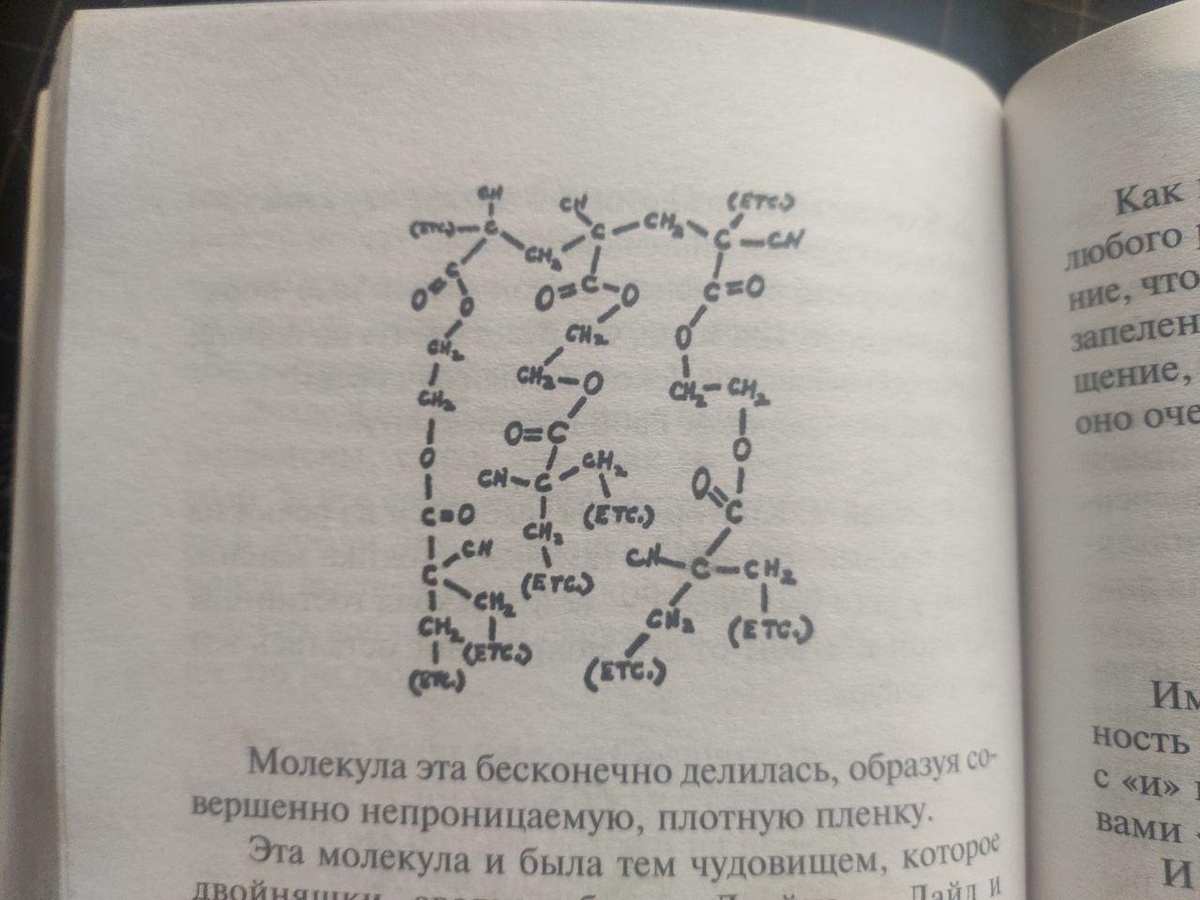Так выглядит структура пластмассовой молекулы