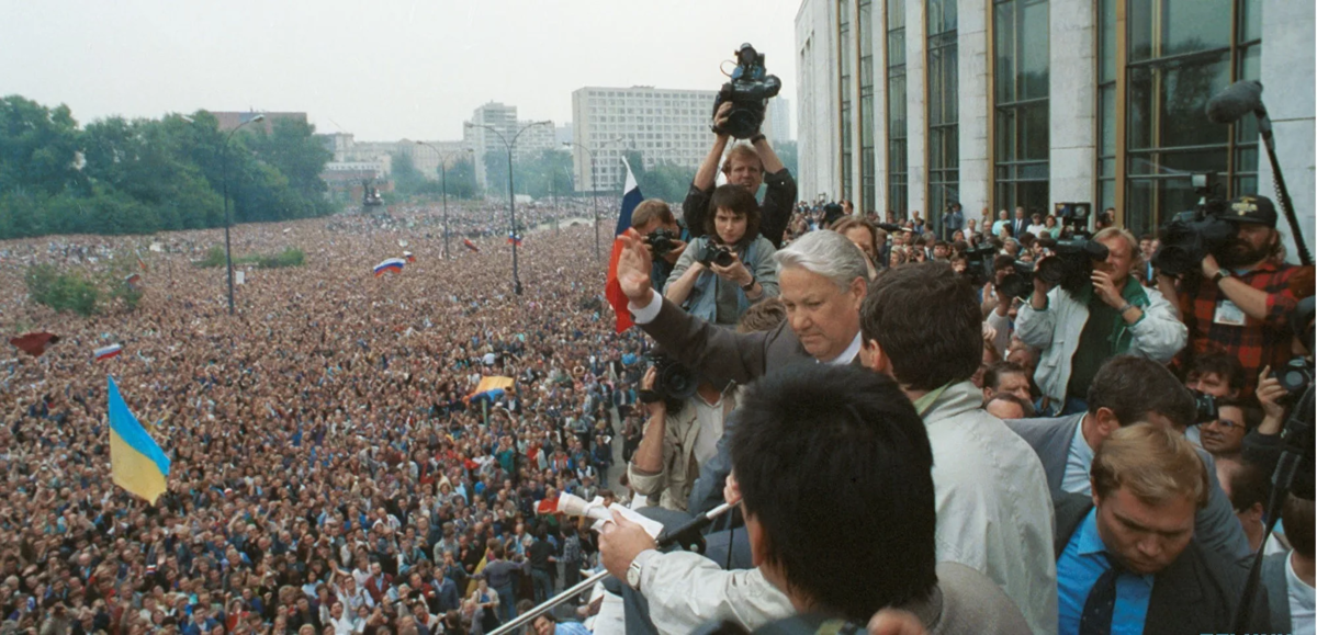 Путч горбачева. Августовский путч 1991. Путч 1991 года Ельцин. ГКЧП август 1991. Переворот в Москве 1991.