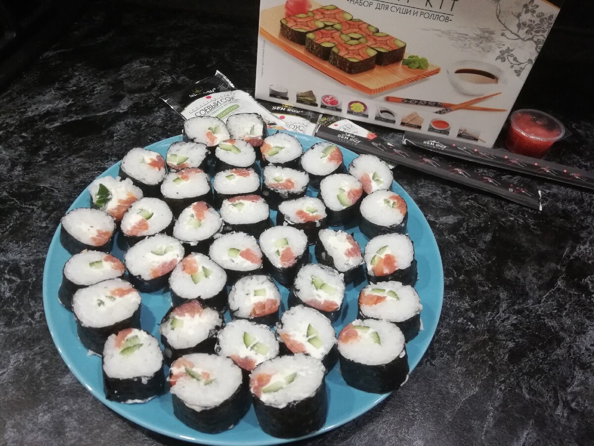 Делаем роллы с набором SUSHI KIT от Sen Soy | Простая кухня | Дзен